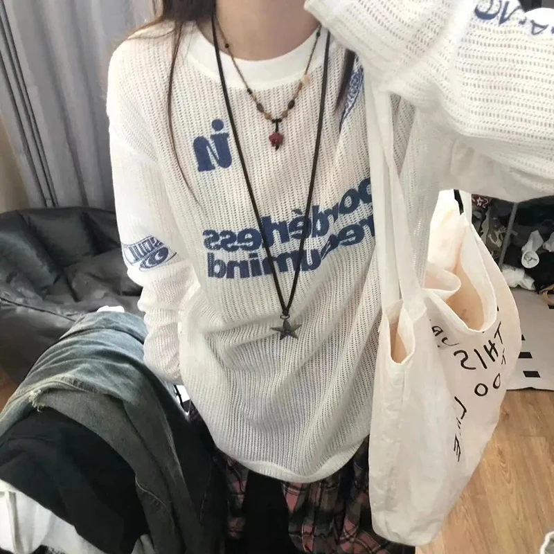 Y2k Kpop Oversize Женские футболки Harajuku Сексуальная футболка Gyaru Уличная одежда Топ с