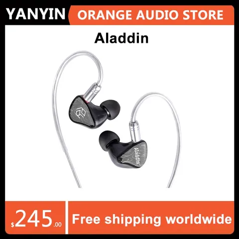 Yanyin Aladdin наушники-вкладыши 1DD + 3BA Гибридные Пользовательские 3D высококлассные студийные басы 2 контакта 0,78 мм Аудиофильные музыкальные наушники