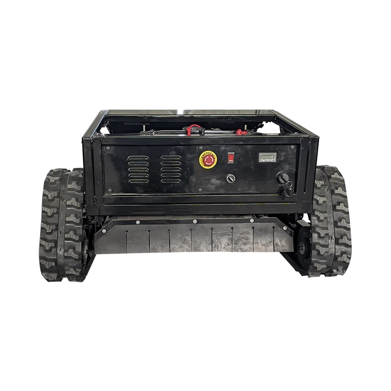 Самоходный сельскохозяйственный садовый измельчитель для газона на гусеничном
