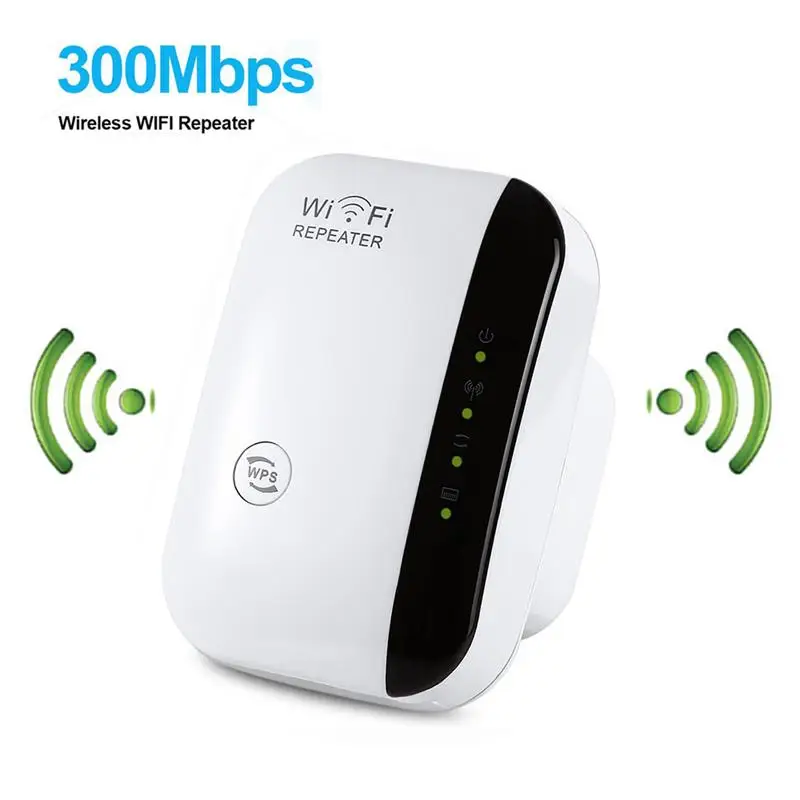 

300Mbps Wireless N 802.11N/B/G WPS WiFi Repeater Network for AP Router Range Signal Expander Booster Extend Amplifier