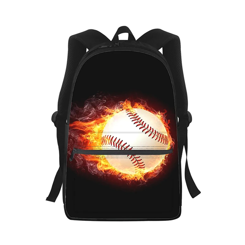 baseball movement Men Women Backpack 3D Print Fashion Student School Bag Laptop Backpack Kids Travel Shoulder Bag