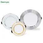 Светодиодный точечный светильник направленного света, встраиваемый потолочный светильник холодного и теплого белого цвета, 220 В, 230 В, 5 Вт, 9 Вт, 12 Вт, 15 Вт, 18 Вт