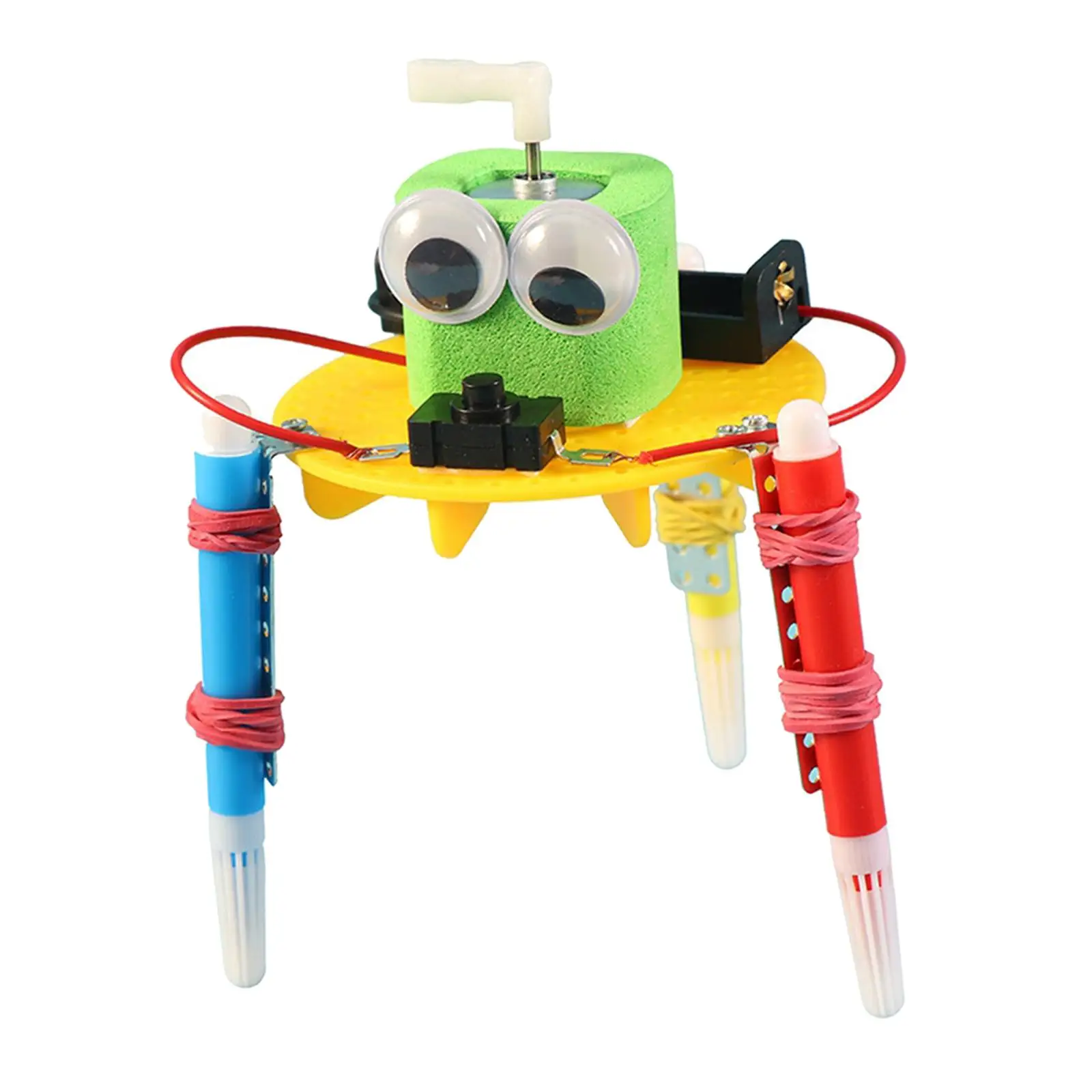 

Early Learning DIY Doodle Robot Technology Model Experiment Toy Building Project Wooden science Kit for Girls Boys Teens