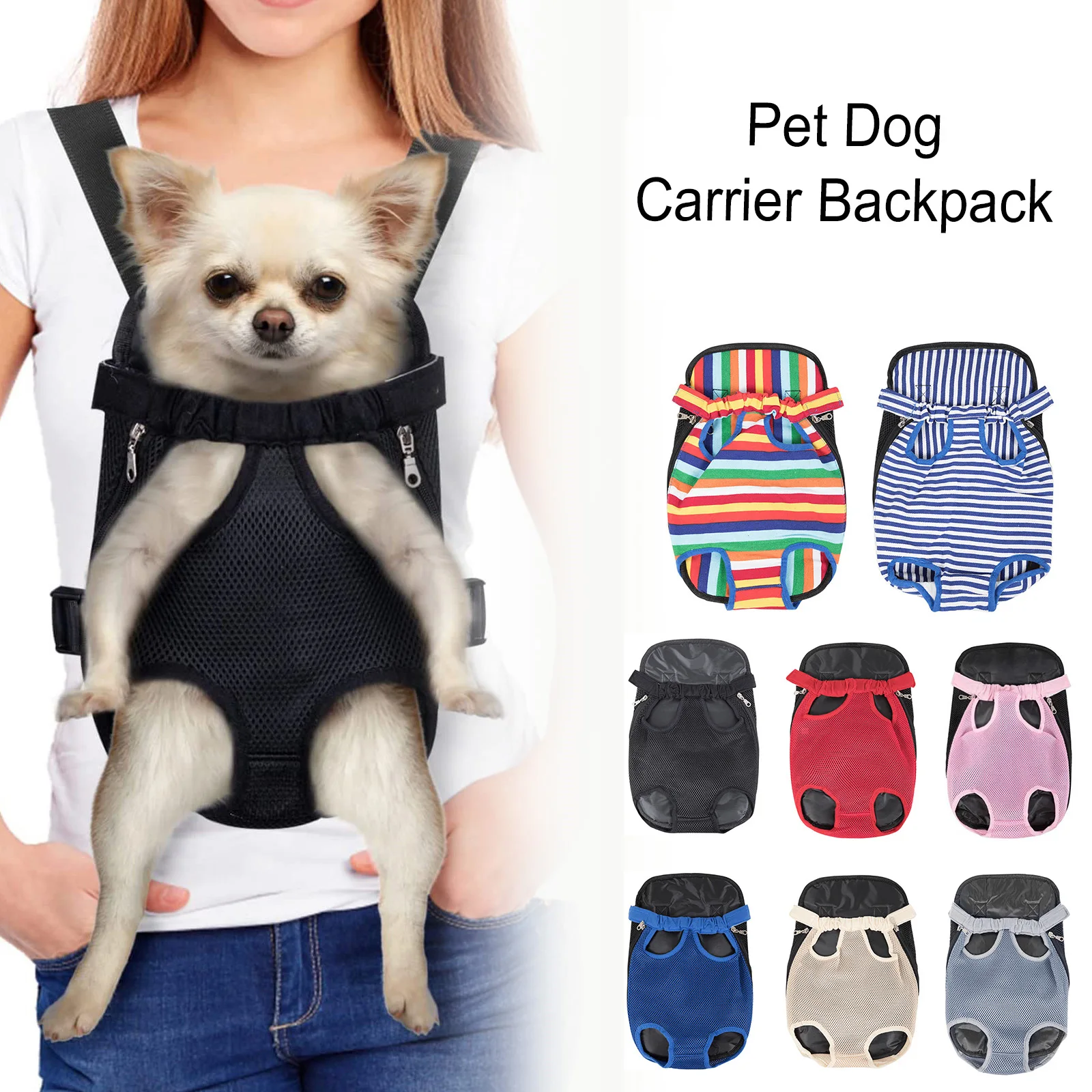 

Handle With Backpack Mesh Chihuahua-friendly Outdoor Breathable Travel Shoulder For Small Pet Cats Dogs Bag Carrier