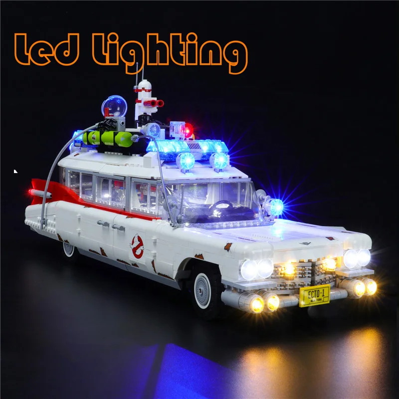 

Светодиодный осветительный комплект для 10274 GHOSTBUSTERS ECTO-1 Creator Expert, строительные блоки для автомобилей (только светодиодный фонарь)