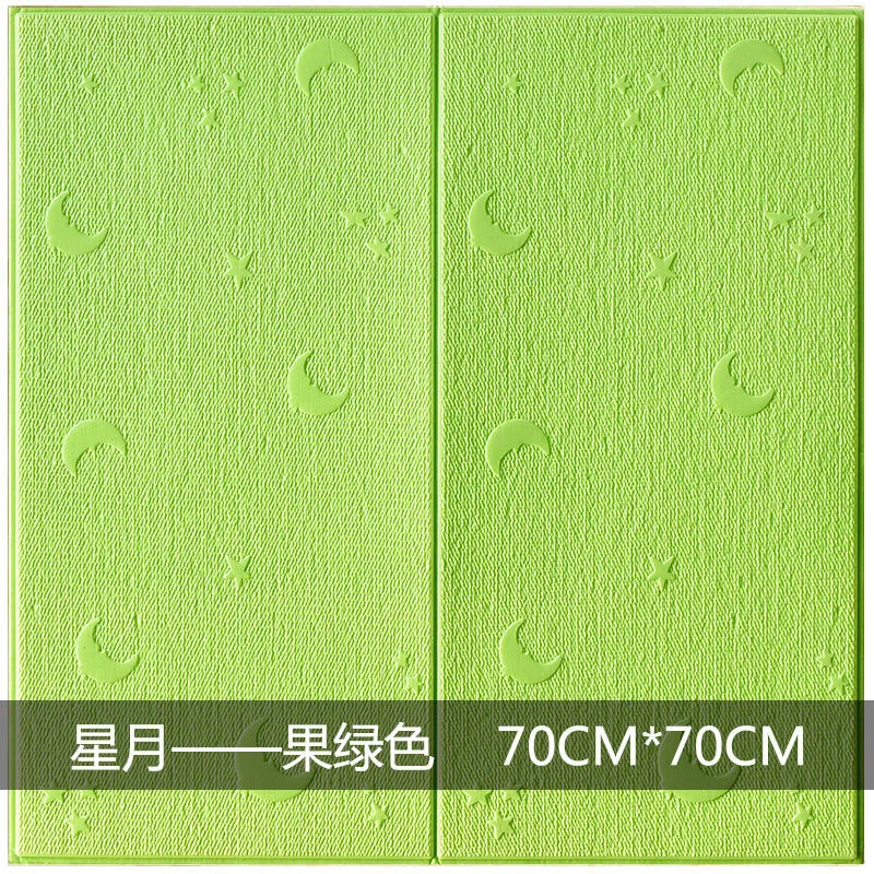 

6MM 70*70cm DIY 3D PE Foam Wall Stickers Panels Room Decal Stone Decoration Embossed Living Room Kids Safty Bedroom Home Decor