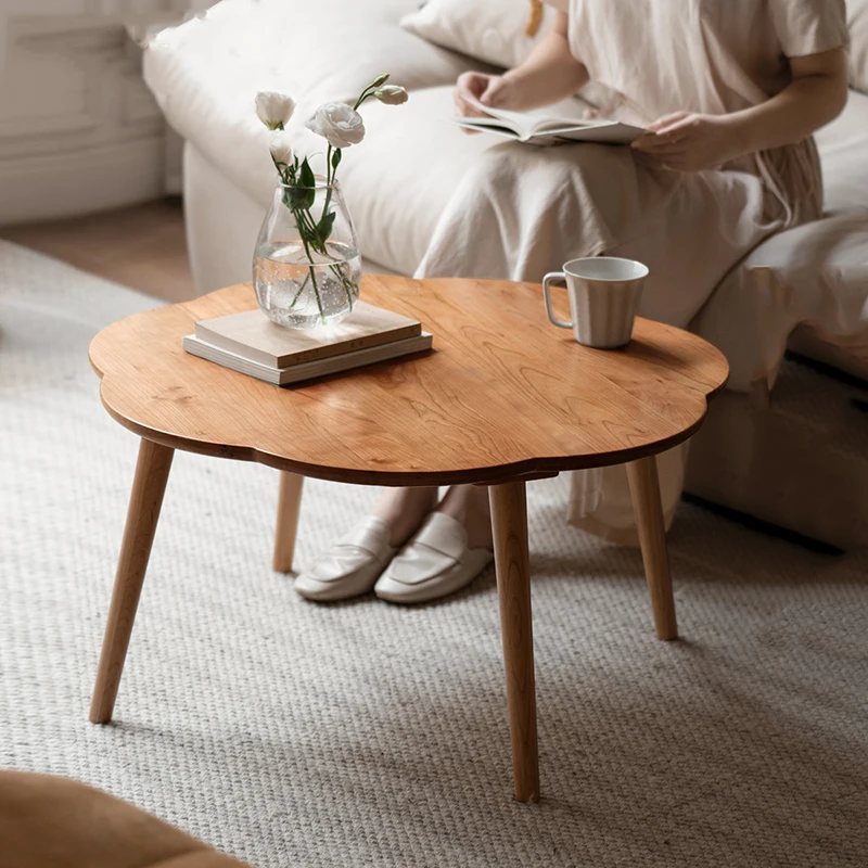 

Маленький деревянный журнальный столик, винтажный боковой столик, компактный многофункциональный журнальный столик, минималистичные украшения, мебель для дома