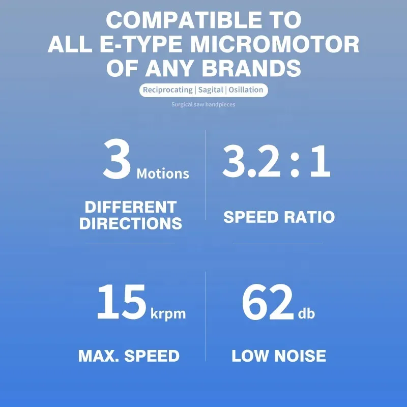 Внешний распылитель воды 3:1 осциллирующий низкоскоростной хирургический