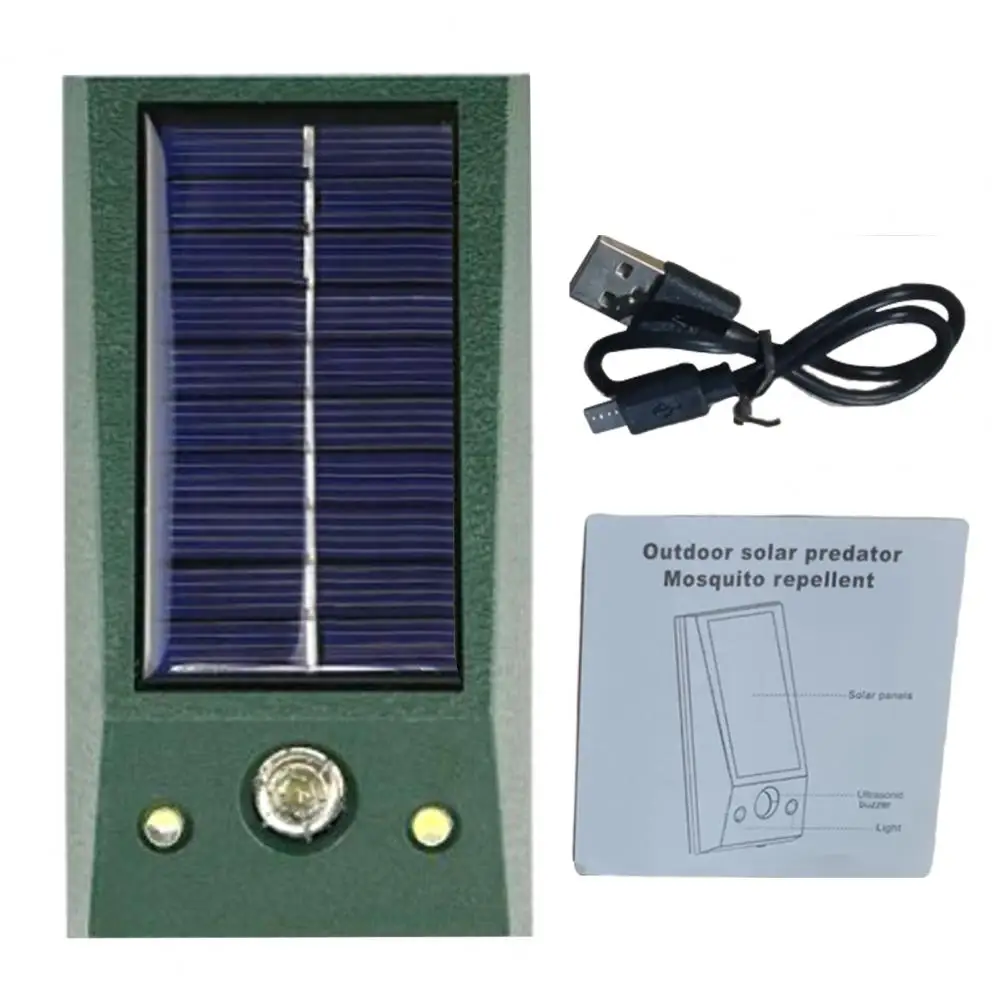 Надежный отпугиватель животных 9 кГц-36,5 кГц олень птица змея ультразвуковой отпугиватель Легкая установка Репеллент для мышей