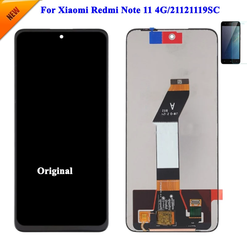 

Оригинальный ЖК-дисплей для Xiaomi Redmi Note 11, ЖК-дисплей для Redmi Note 11 5G, ЖК-дисплей с сенсорным экраном и дигитайзером в сборе, замена