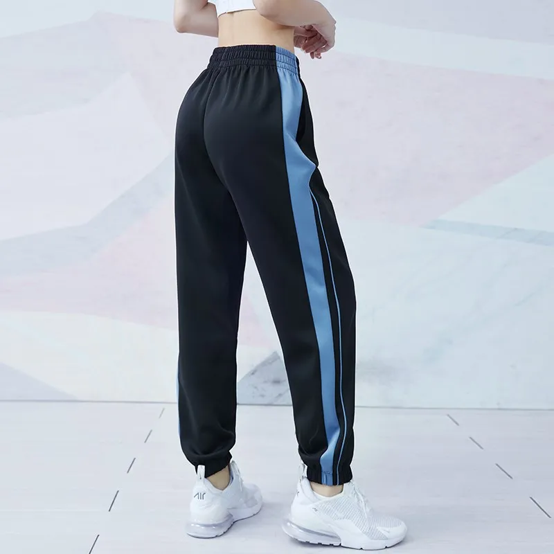 VANSYDICAL Female Sportswear Trousers Quick Dry Running Pants Causal Breathable Women Training Jogging Pocket Yoga Sweatpants