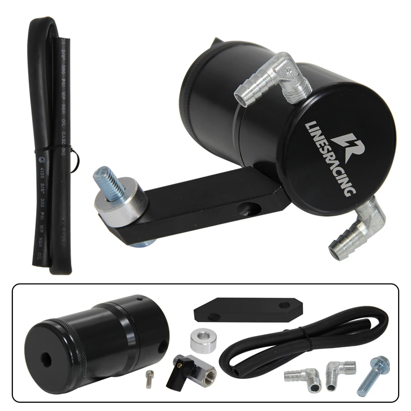 

Billet Aluminum Oil Catch Can Tank Fit For Chevrolet Chevy Corvette LS2 LS3 LS7 Z06 2005-2012