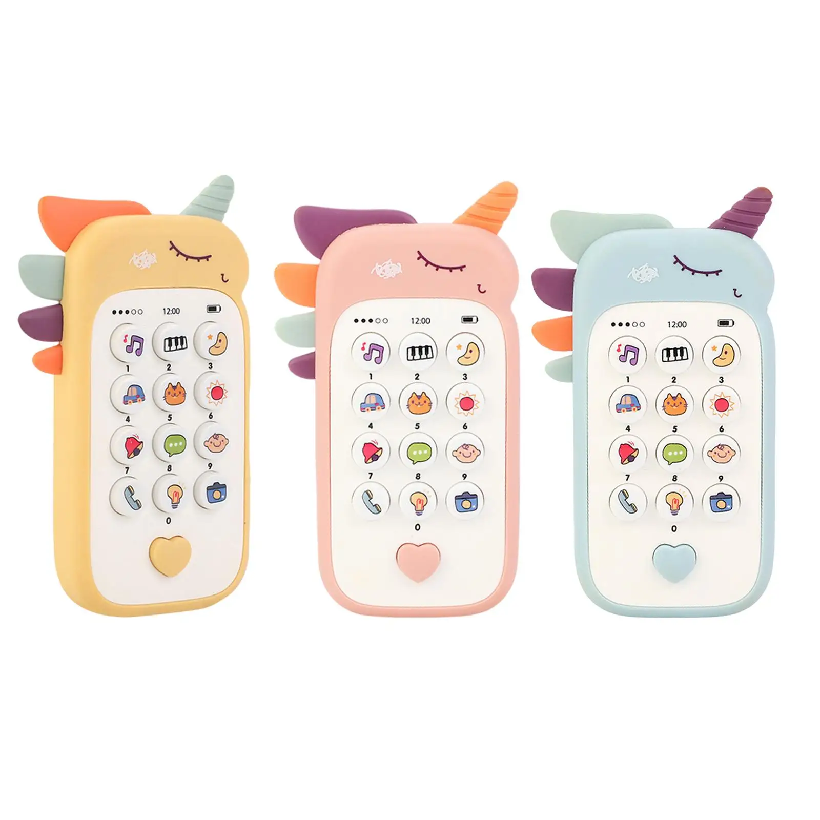 

Unicorn Baby Musical Toys Preschool Learning Toy Various Musics Sounds for 6 Months+ Infants Baby 2 3 Years Old Boys Girls