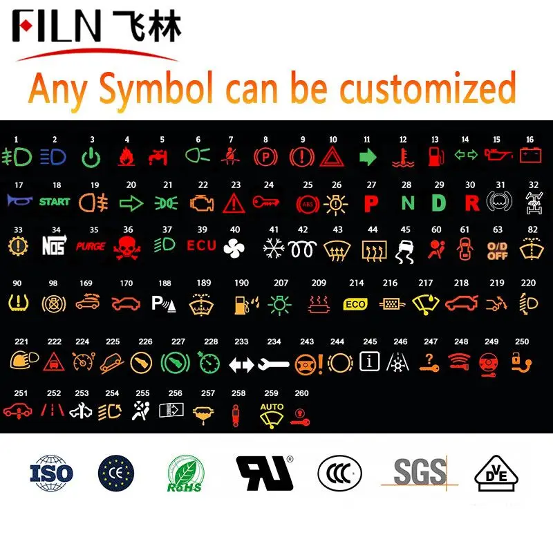 

Светодиодный контрольный свет FILN 12/24 В