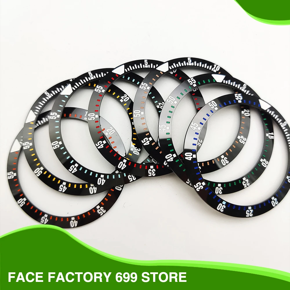 

Mens Automatic Mechanical Watch Accessories 38mm High Quality Ceramic Bezel Insert Case Inner Diameter 30.5mm