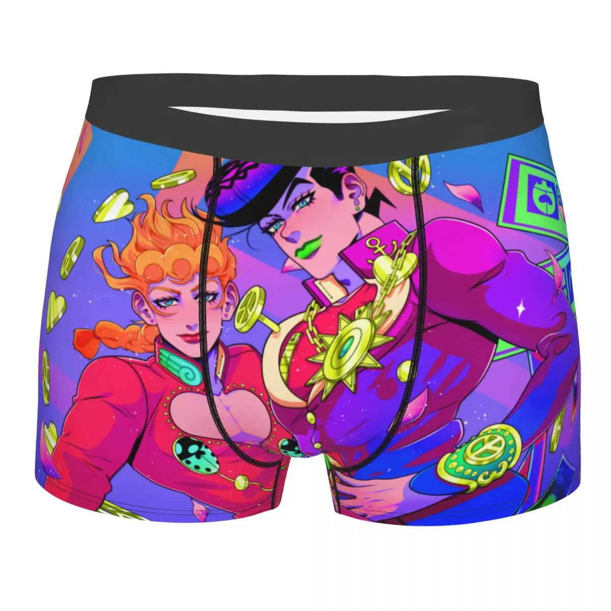 

Josuke And Giorgio JoJo's Bizarre Adventure Underpants Cotton Panties Man Underwear Comfortable Shorts Boxer Briefs