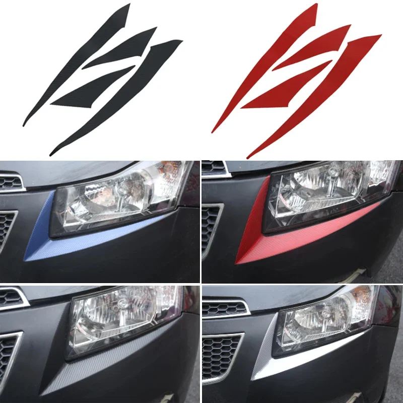 

Для Chevrolet Cruze седан хэтчбек накладка на фару наклейка лампа крышка для бровей декоративная полоса наклейки автомобильные аксессуары