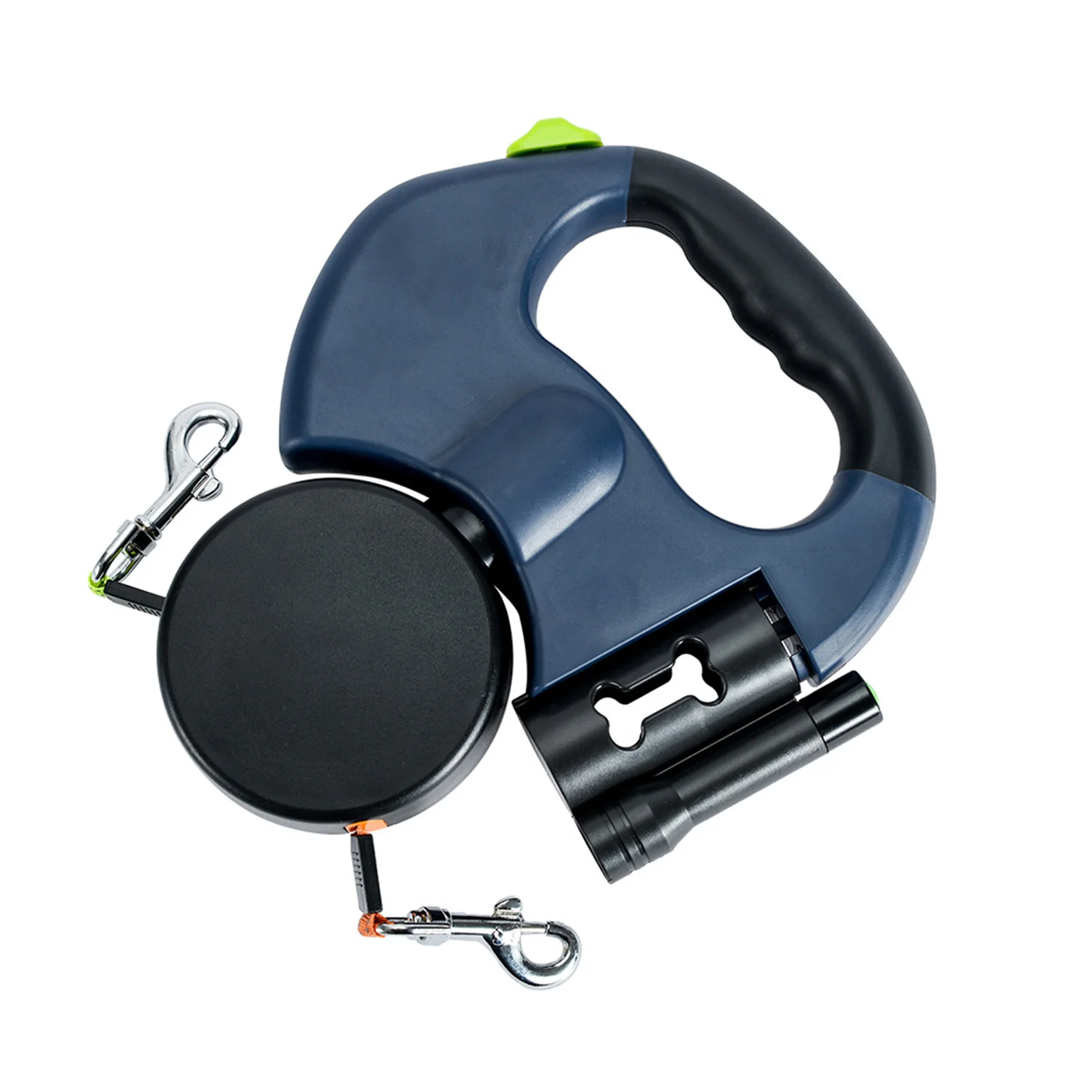 

Автоматический выдвижной поводок для собак, прочные нейлоновые провода для прогулок и бега, со светильник кой и контейнером для закусок, 10 ф...