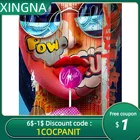 Алмазная 5D Вышивка сделай сам с полными стразами граффити, вышивка крестиком, украшение для дома