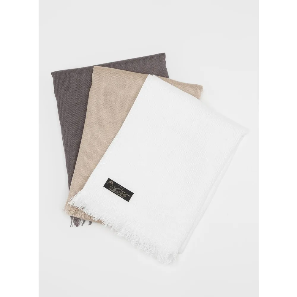 

Dorlie, Пашмина, 3-дюймовая шаль, бежевая, темная норковая медовая пена