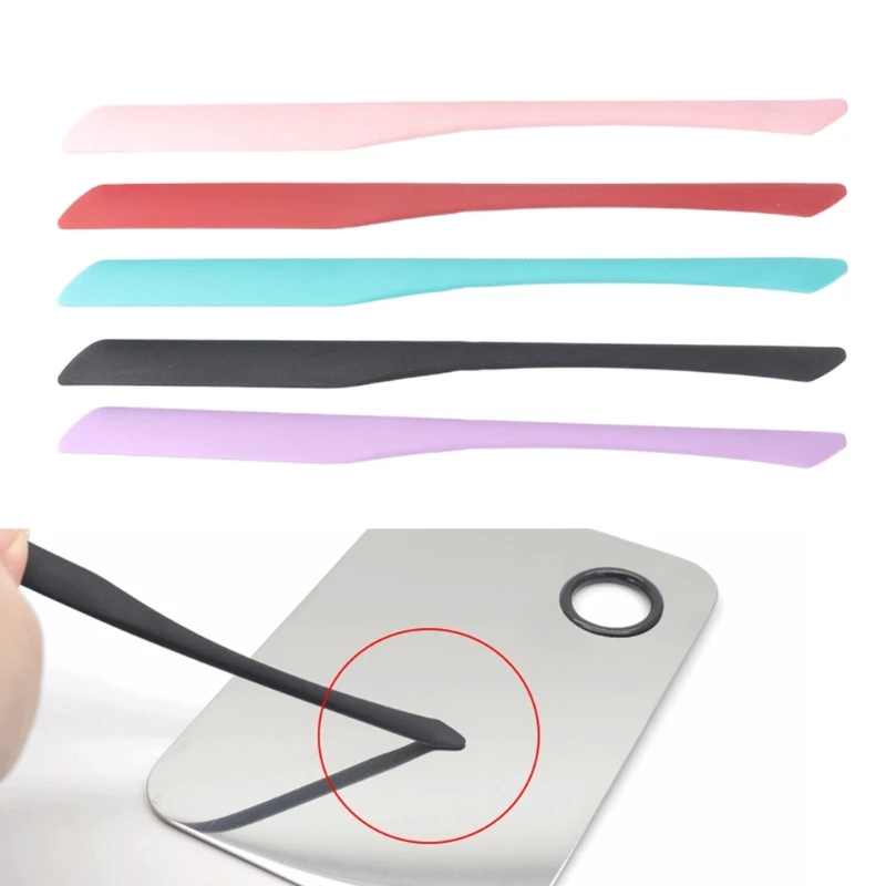 

5Pcs Silicone Stir Stick Shaker Handle Stirring Rods DIY Crystal Epoxy Resin Mold Mixed Glue Colorful Practical Jewelry Making