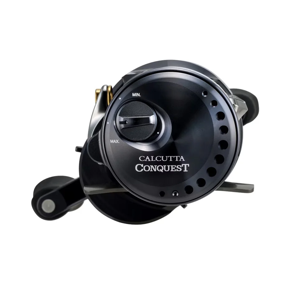 Фото SHIMANO 2024 CALCUTTA CONQUEST SHALLOW EDITION Рыболовная катушка Baitcast Reel Передаточное число 7,4:1 13/1BB Макс. сопротивление 4 кг 30 ГГ 31 ГГ №4