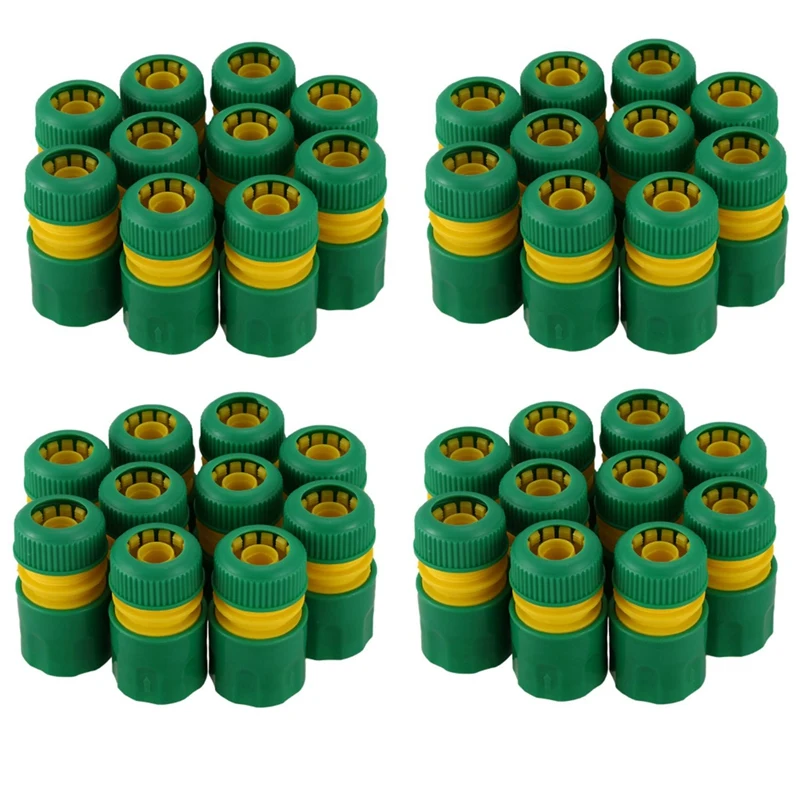 

JFBL Hot 40Pcs 1/2 Inch Hose Garden Tap Water Hose Pipe Connector Quick Connect Adapter Fitting Watering