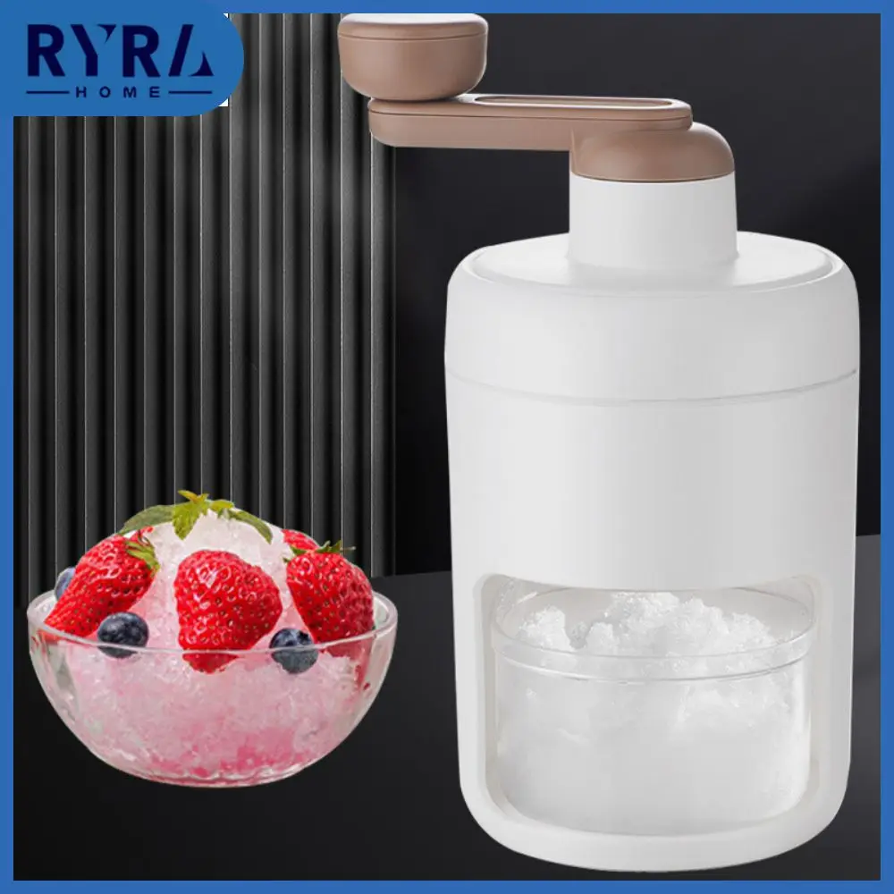 

Ice Shaving Machine Portable Thickened Stainless Steel Blade Crusher Food Processor Manual Detachable Kitchen Bar Tools