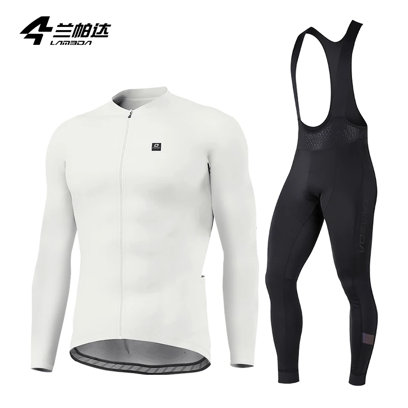LAMEDA Мужской комплект для велоспорта с длинными рукавами уличный дорожный