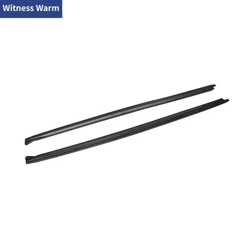 Фото Глянцевые черные автомобильные боковые юбки из АБС-пластика для BMW X5 F15 X6 F16 2014-2019, фартук бокового бампера, губа №5