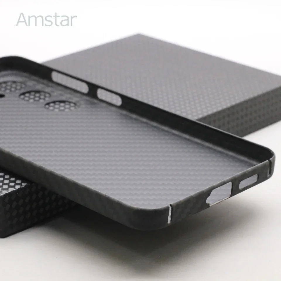 Защитный чехол Amstar из углеродного волокна для Samsung Galaxy S24 Plus Ultra 600D ультратонкий