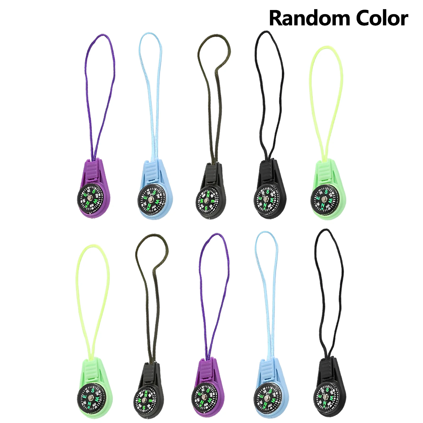 

10pcs Easy Carry Emergency Survival Multifunction Outdoor Camping With Lanyard Keychain Removable Mini Necklace Portable