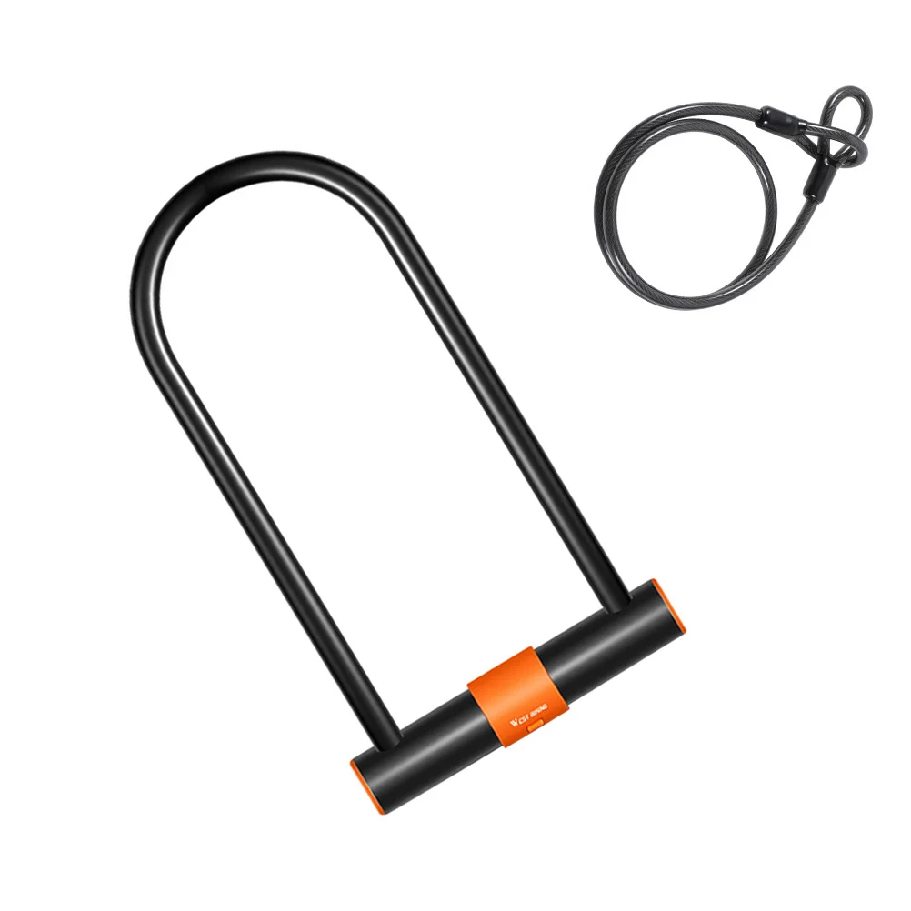 

1 Set of Portable Bike Lock Multi-function Cycle Lock Convenient U Lock Cycle Supply