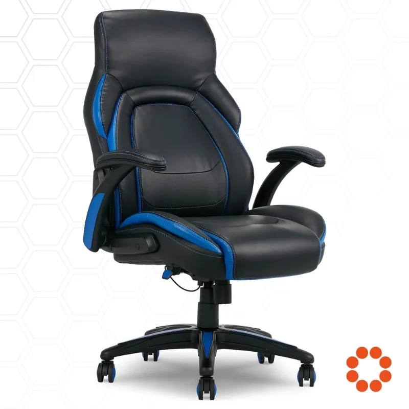 

Dormeo Vantage OCTAspring, OCTAvent Technology Bonded Leather Gaming Chair, Blue