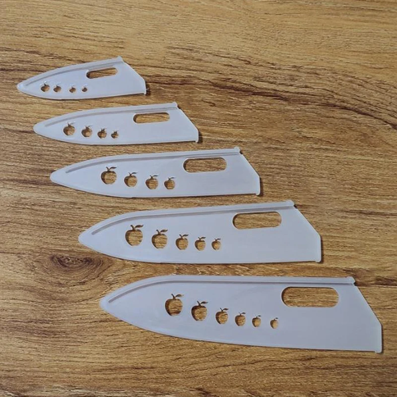 Накладка для ножа на кухню, прозрачная пластиковая обложка, защита лезвия, чехол-аксессуары.