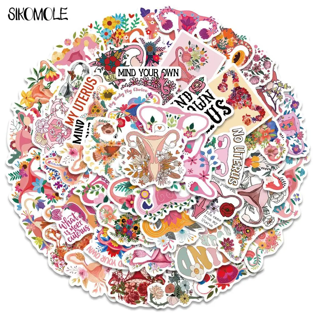 

10/30/50 шт. Мультяшные красочные наклейки в виде цветка матки, самодельные игрушки, чемодан для ноутбука, чемодан для скейтборда, наклейки для автомобиля, Ф5