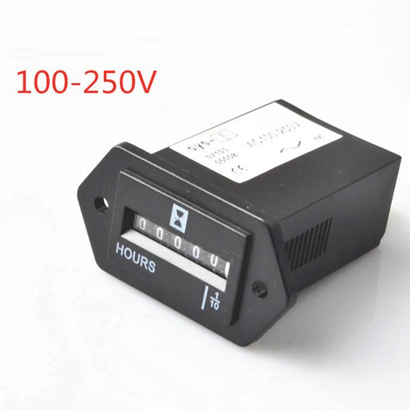 AC100-250V герметичный счетчик часов для генератора лодок автомобилей ATV UTV Go тележек