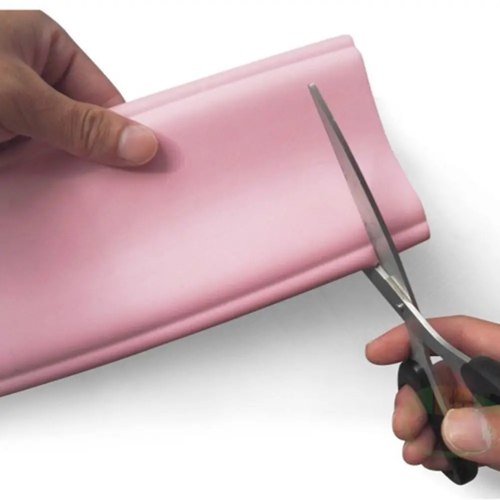 5 м/рулон 3D водонепроницаемая настенная граница самоклеящаяся плинтусная линия