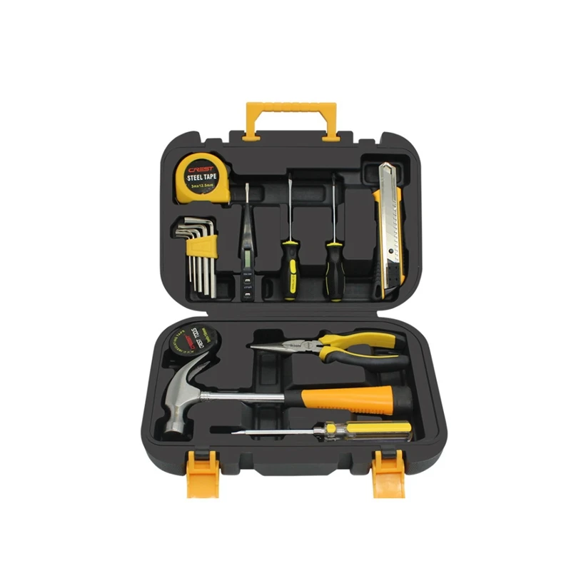 

CREST 16-Piece Toolbox Set Household Hardware Multi-Function Maintenance Set