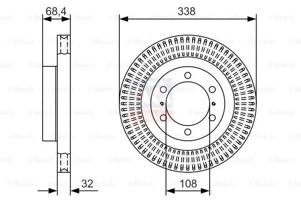 

0986479 A65 для диска ON (AD) 10 CRUISER