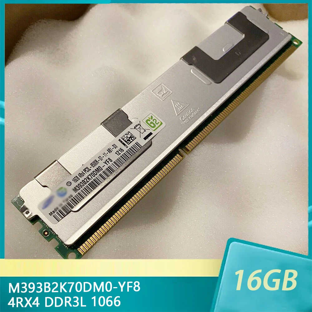 M393B2K70DM0-YF8 для Samsung RAM 16G 16GB 4RX4 DDR3L PC3L-8500R 1066 REG, Серверная память, быстрая доставка, высокое качество