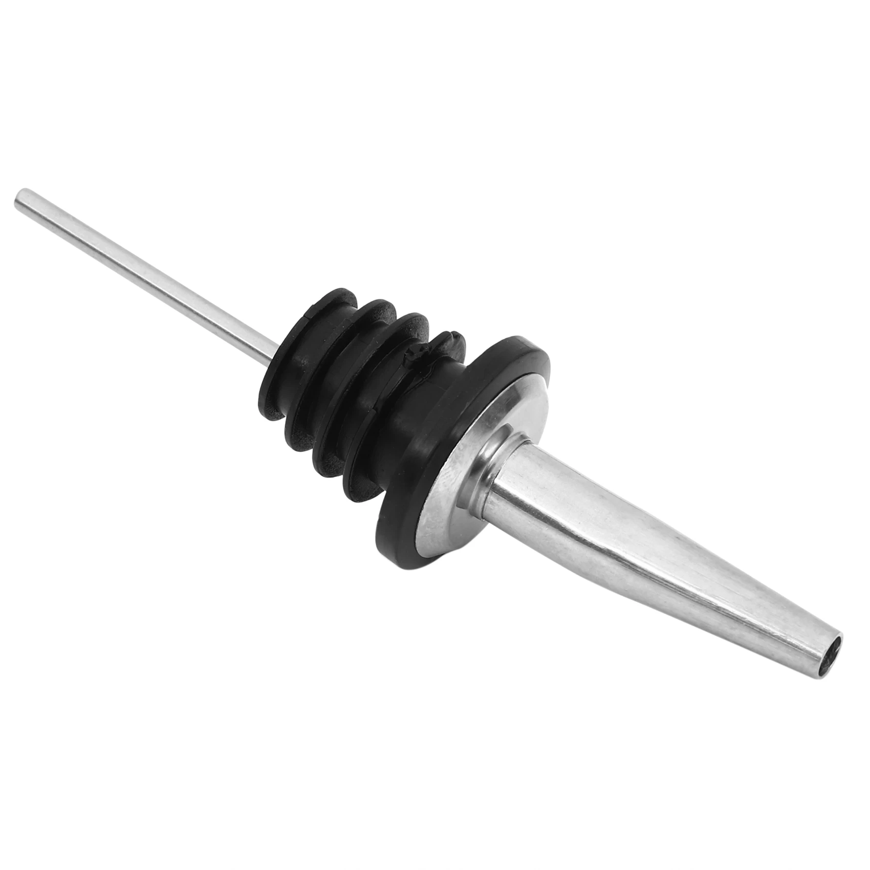 

6Pcs Stainless Steel Spirit Wine Bottle Pourer Stopper Free Flow Liquor Cocktail