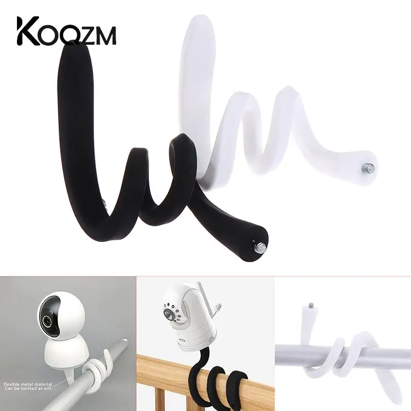 

1Pcs 1/4In Thread Webcam Bracket Gooseneck Selfie Holder Crib Support Monitor Bracket No Drilling Multi-function Bracket