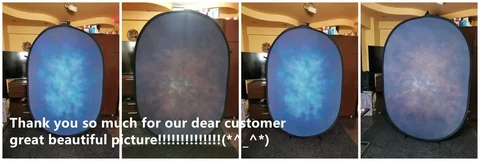 Двухсторонняя складная фоновая ткань для фотосъемки woluka 1,4x2 м зелёный муслин