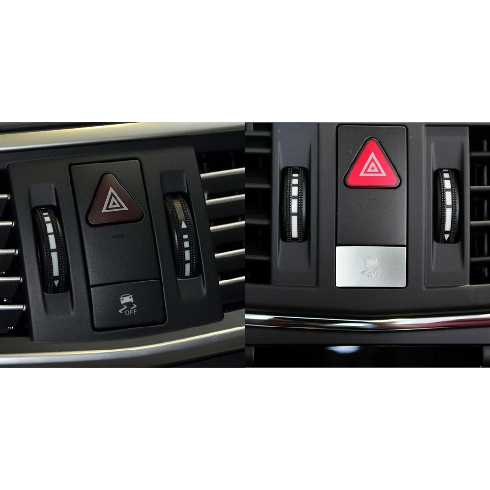 

1 шт., серебряная наклейка на автомобильный переключатель ESP для Mercedes-Benz E Class W212 2009-2010 100%, абсолютно новый