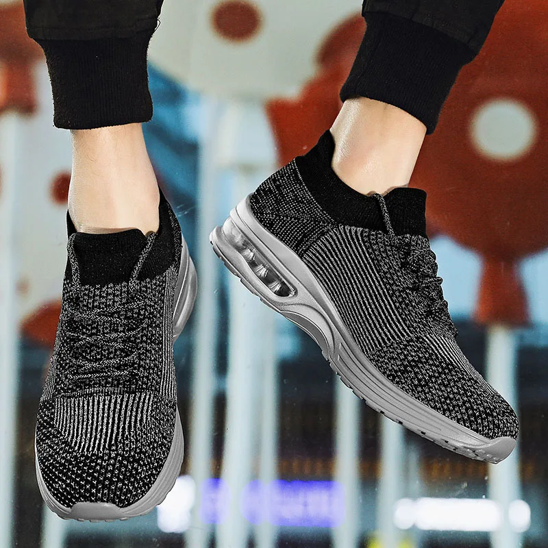 Men Running Shoes Comfortable Sport Shoes Men Trend Lightweight Walking Shoes Men Sneakers Breathable Zapatillas