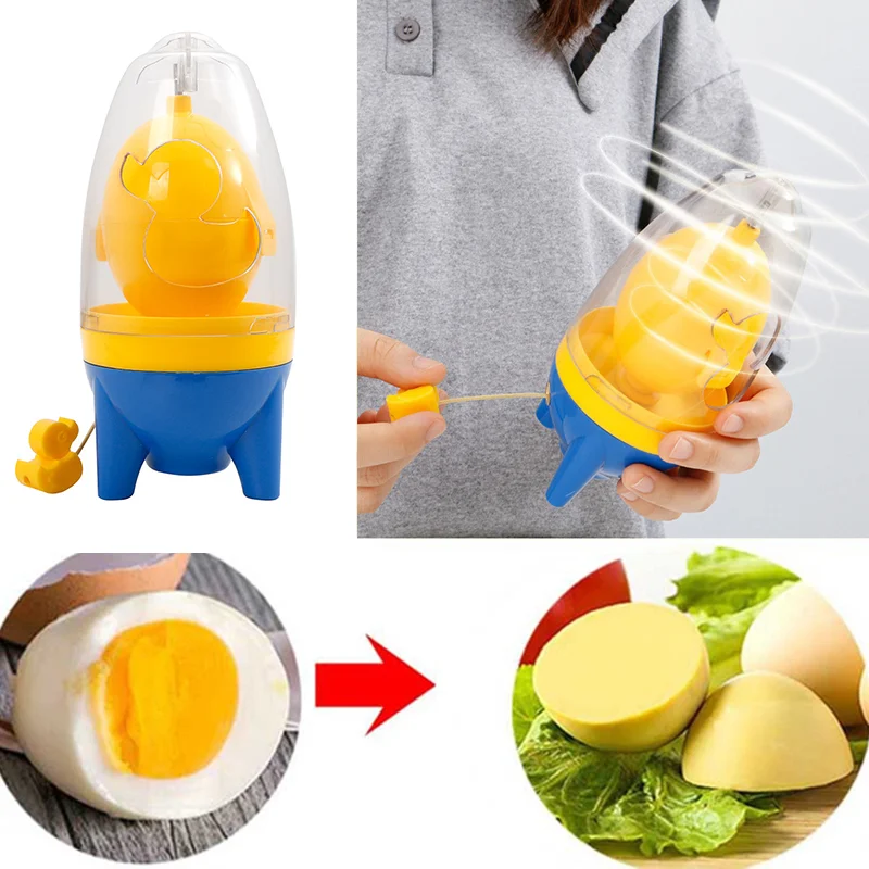 

New Egg Yolk Shaker Gadget Manual Mixing Golden Whisk Eggs Spin Mixer Stiring Maker Puller Kitchen Cooking Baking Tools