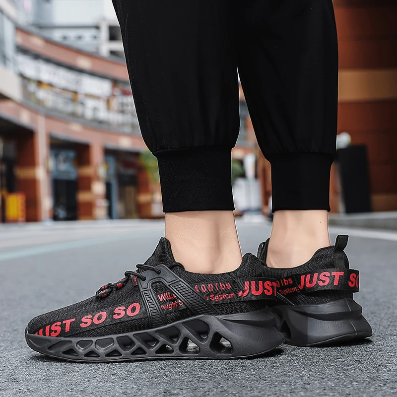 Couple Sneakers Men Running Shoes Fashion Breathable Outdoor Sports Shoes Soft Thick Bottom Athletic Women Sneakers Dropshipping