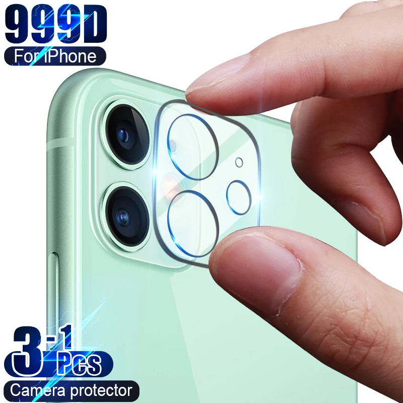 

3PCS Camera Lens Screen Protector for iPhone 11 12 Pro Max 13 Mini Camera Glass for iPhone XR XS X 7 8 Plus 6 6S SE 2020 Glass