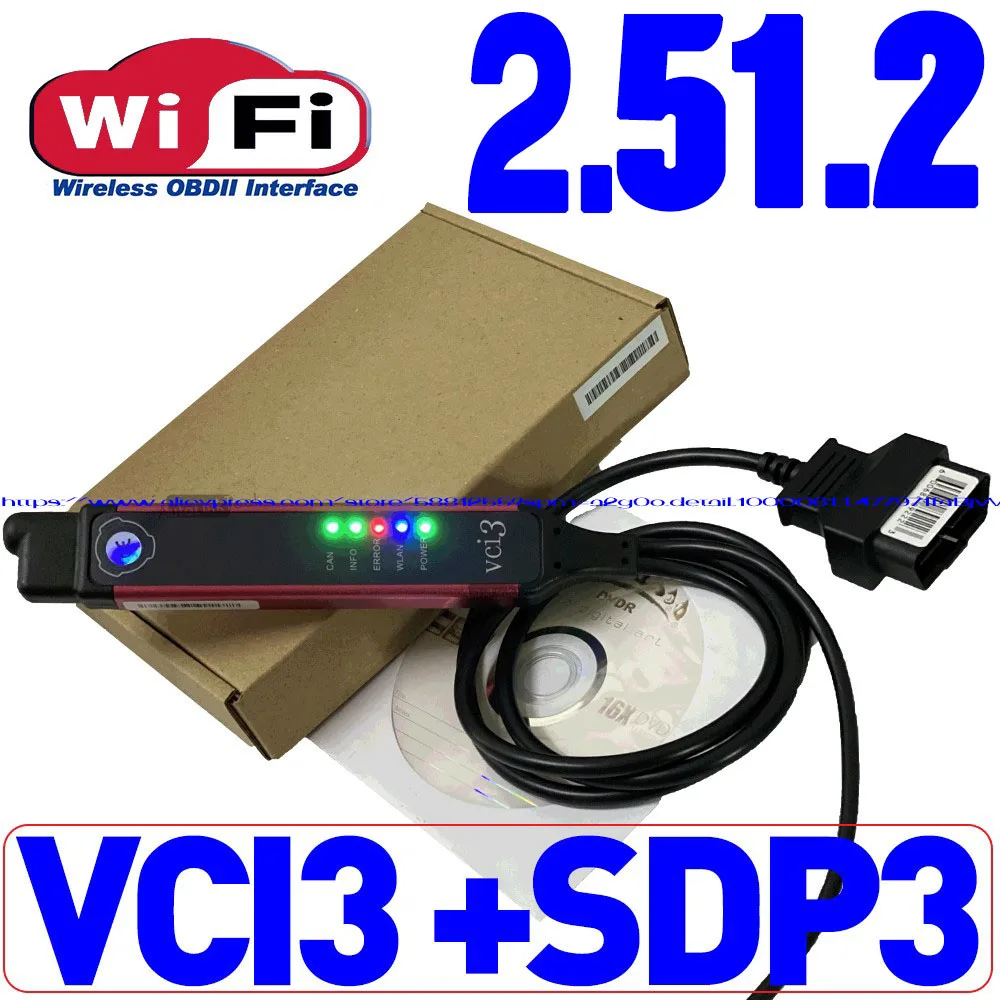 Оборудование для обновления Wi-Fi SDP3 VCI 3 лучшего качества с оригинальным ключом